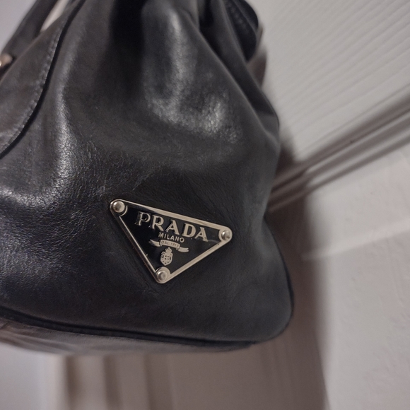 Prada Authentic  Leather Shoulder Bag - Picture 15 of 16